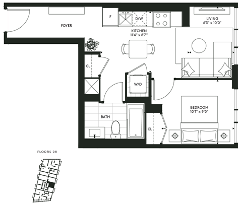 450 Front Street West Studio-3 Beds Apartment for Rent - Photo Gallery 59